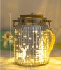 LED Light String Glass Cork Wishing Bottle