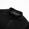 Men's Stand-collar Mid-length Solid-color Wool Coat