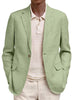 Men's Long-Sleeve Business-Casual Suit With Lapel And Mock Pockets