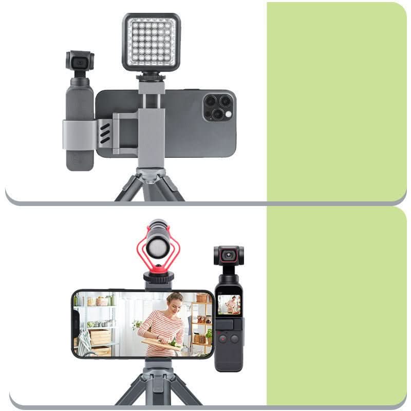 Action Camera Pocket Osmo Head Dual Cold Boots Expand Metal Phone Clip - Eshtree