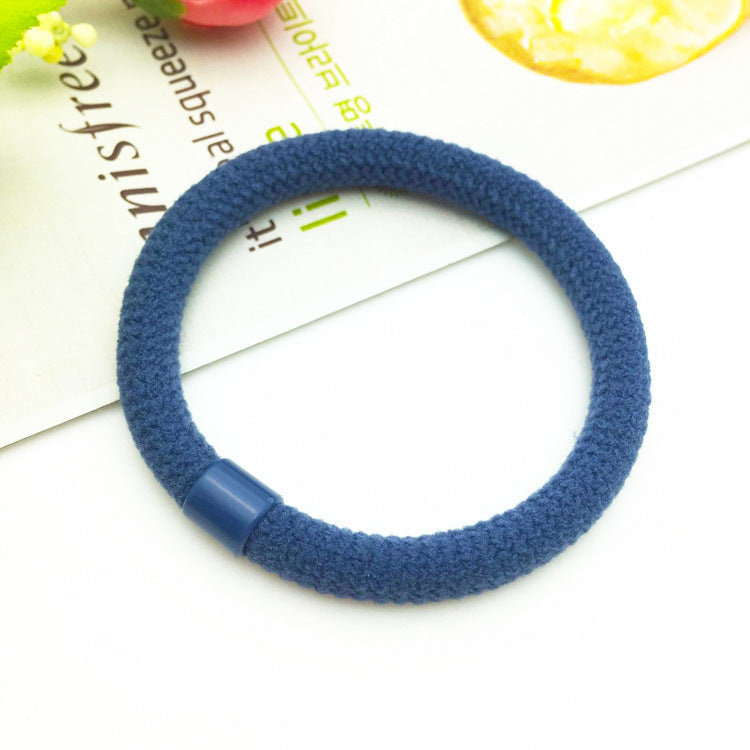 Simple Women's Solid Color Rubber Band Head Rope