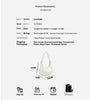 Chinese Style White One Shoulder Crossbody Moon Bag