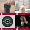 Charging Grinder Electric Rose Salt Pepper