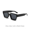 Classic Thick Square Frame Sunglasses Men's Driving UV Protection