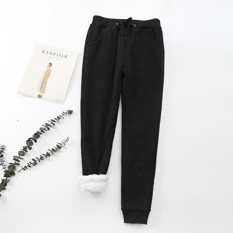 Warm And Thin Sports Leggings Straight-leg Pants