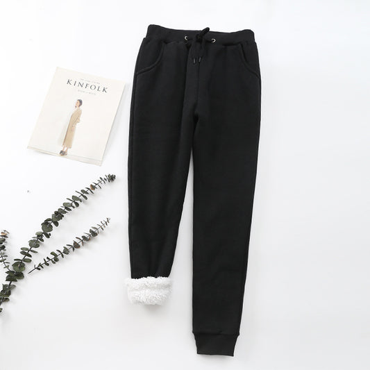 Warm And Thin Sports Leggings Straight-leg Pants