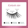 Natural Lashes Wispy Lashes Natural Look False Eyelashes Natural Flared Eyelashes False Eye Lashes Soft Fluffy Lashes 7 Pairs 6mm Gradual 13mm Cat's Eye Transparent Stem Eye Tail Elongated Half Eye Na