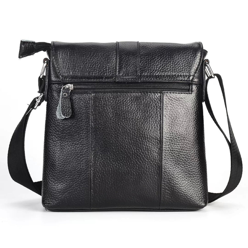 Cross-border Genuine Leather Men's Top Grain Cowhide Crossbody Single Shoulder Bag