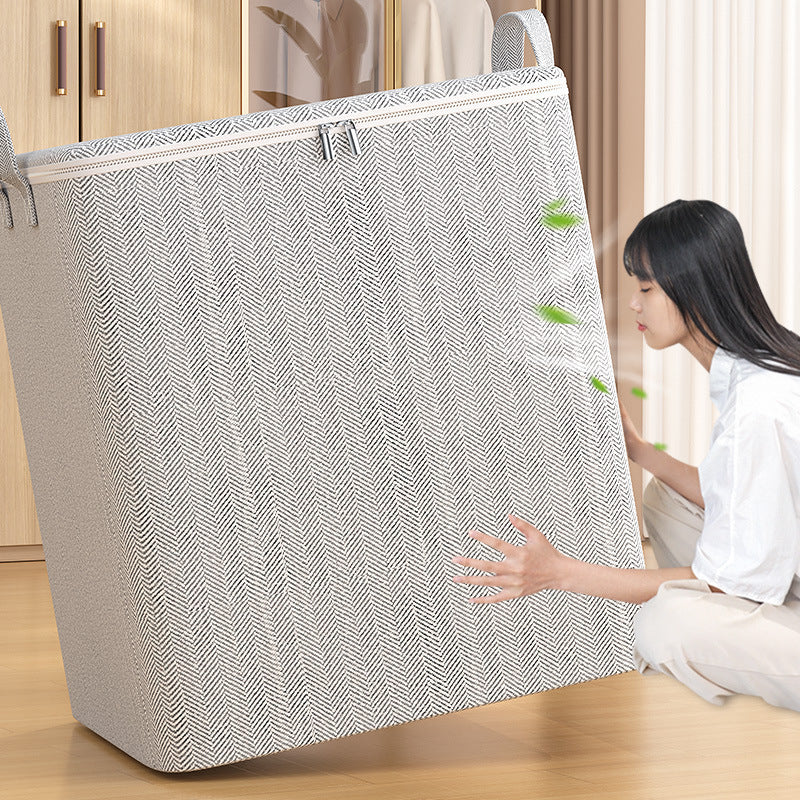 Clothes Quilt Large Capacity Storage Box For Wardrobe Finishing Storage Artifact