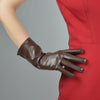 Women's Fashion PU Matte Long Leather Gloves