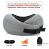 Soft Memory Foam Travel Neck Pillow U Shape Adjustable Support Comfortably Sleeping On Plane Car Office Noon Break
