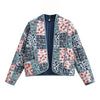 Women's Fashionable Printed Loose Leisure Short Cotton-padded Coat