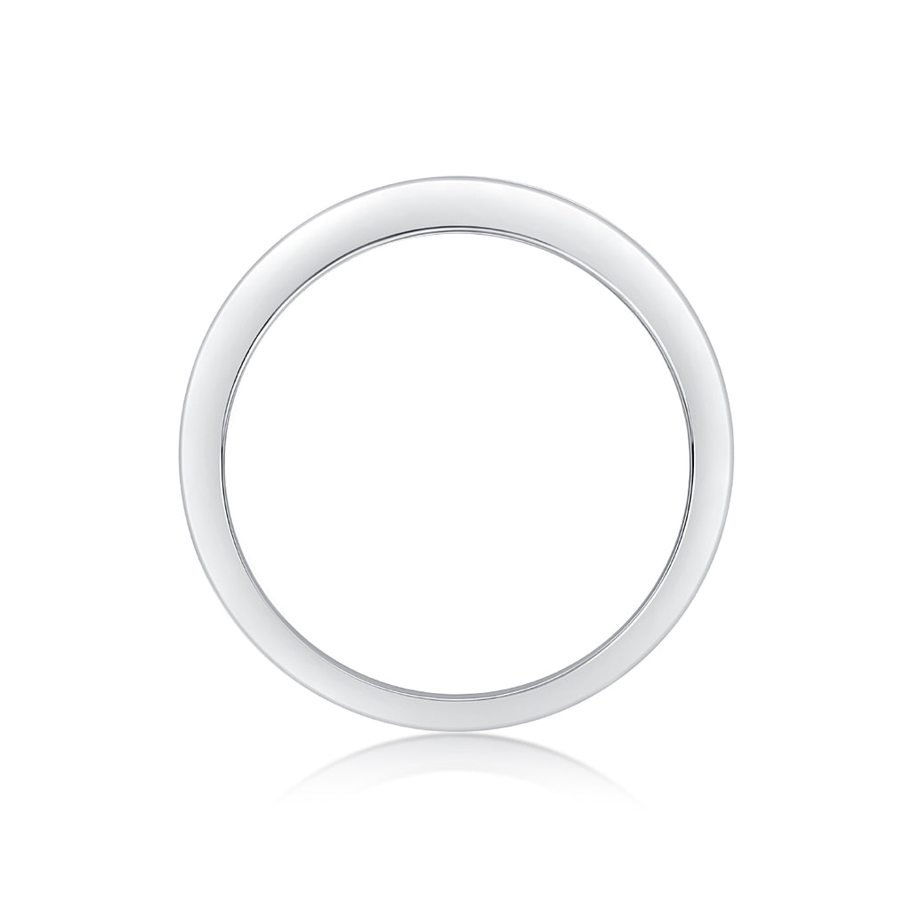 Do As You Please - A Wedding Ring Set With Top-quality Moissanite S925 Silver And Platinum-plated Diamond Can Be Tested With A Diamond Pen