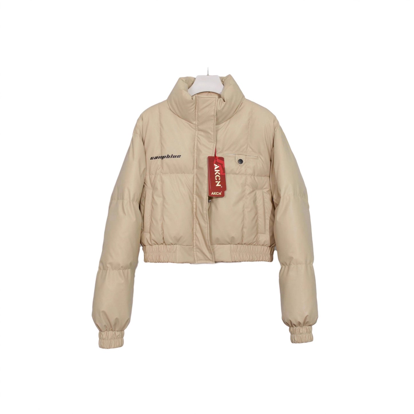 Female Big Fur Collar Puffer Jacket Coat