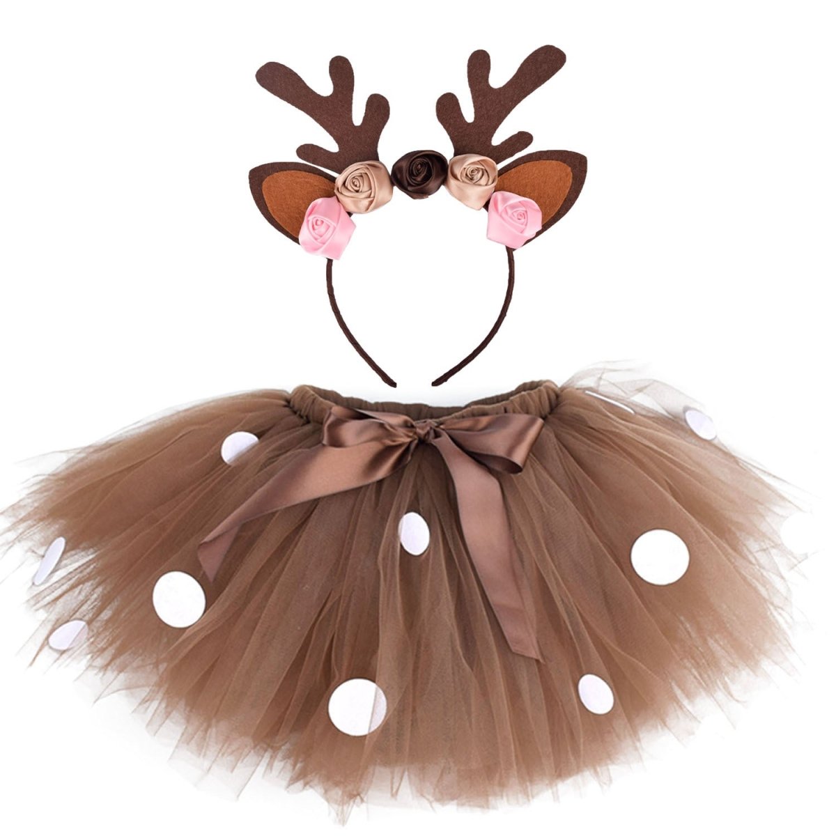 Amazon Supply Deer Skirt Cartoon Bambi Photography Tutu Skirt Set Christmas Elk Skirt - Eshtree