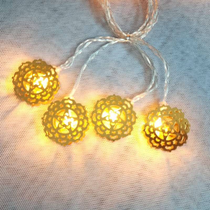 Arab Ramadan Decorated Strings Of Lights For The Middle East Eid Festival - Eshtree