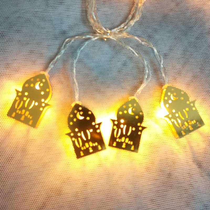 Arab Ramadan Decorated Strings Of Lights For The Middle East Eid Festival - Eshtree