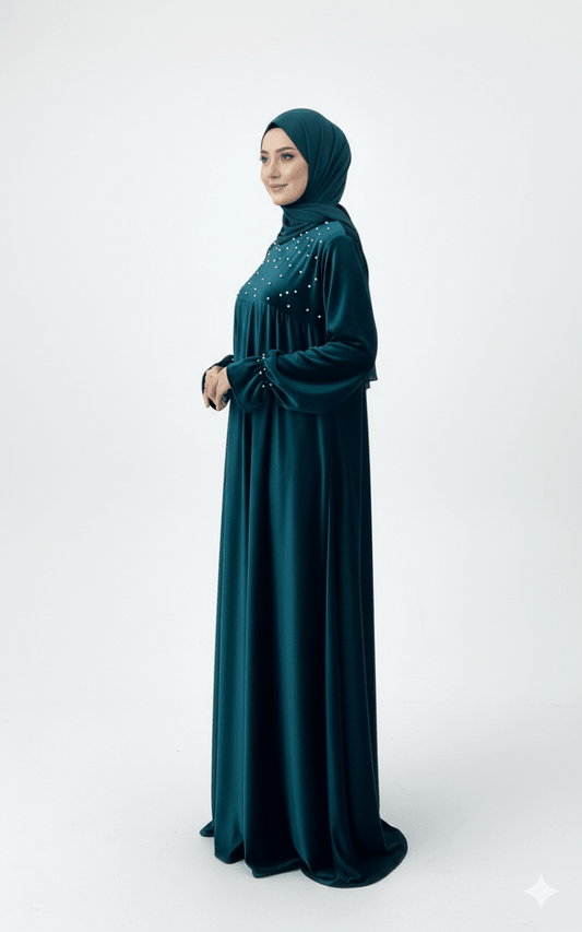 إسدال صلاة بخامة القطيفة الفرنساوي الناعمة - Eshtree