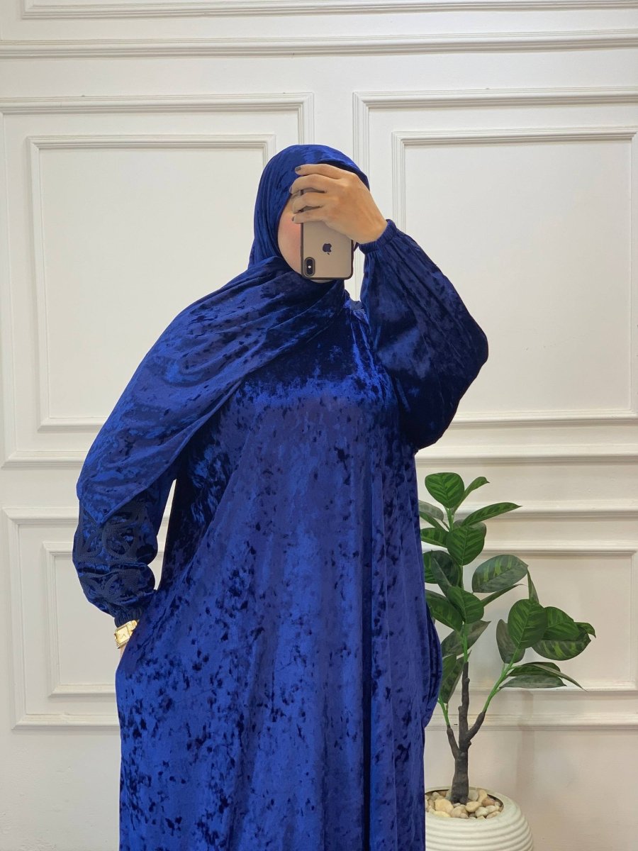 إسدال صلاة بخامة قطيفة فرنساوي مستوردة - Eshtree