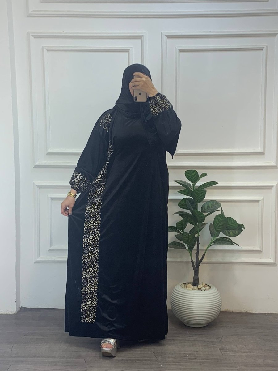 إسدال صلاة بخامة قطيفة فرنساوي – ناعم وفاخر - Eshtree