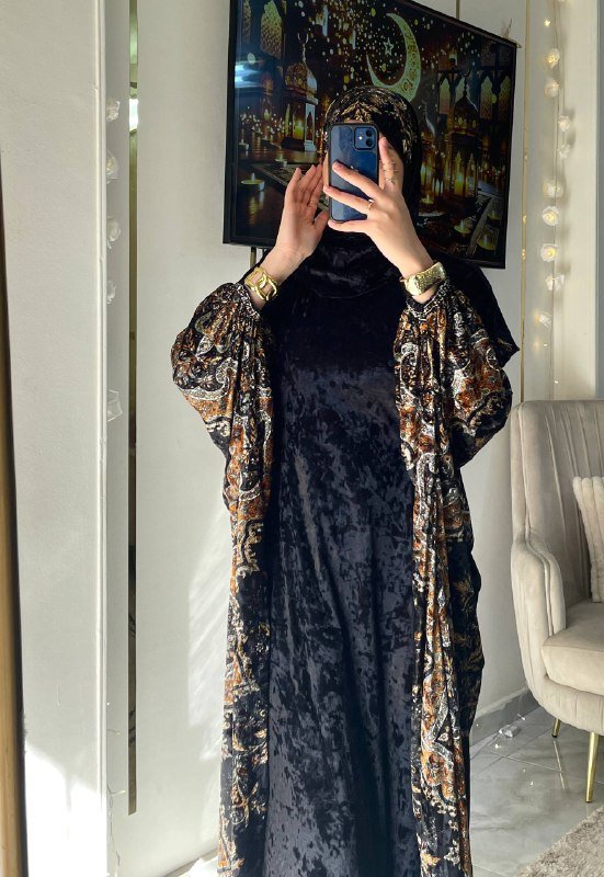 إسدال صلاة قطيفة فرنساوي جنجا فاخر - Eshtree