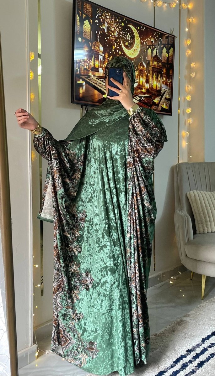 إسدال صلاة قطيفة فرنساوي جنجا فاخر - Eshtree