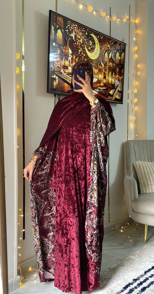 إسدال صلاة قطيفة فرنساوي جنجا فاخر - Eshtree