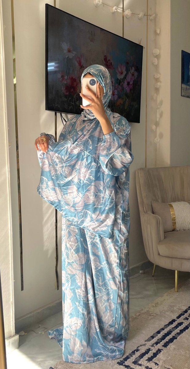 إسدال صلاة ستان بخامة ستان أرماني فاخرة - Eshtree