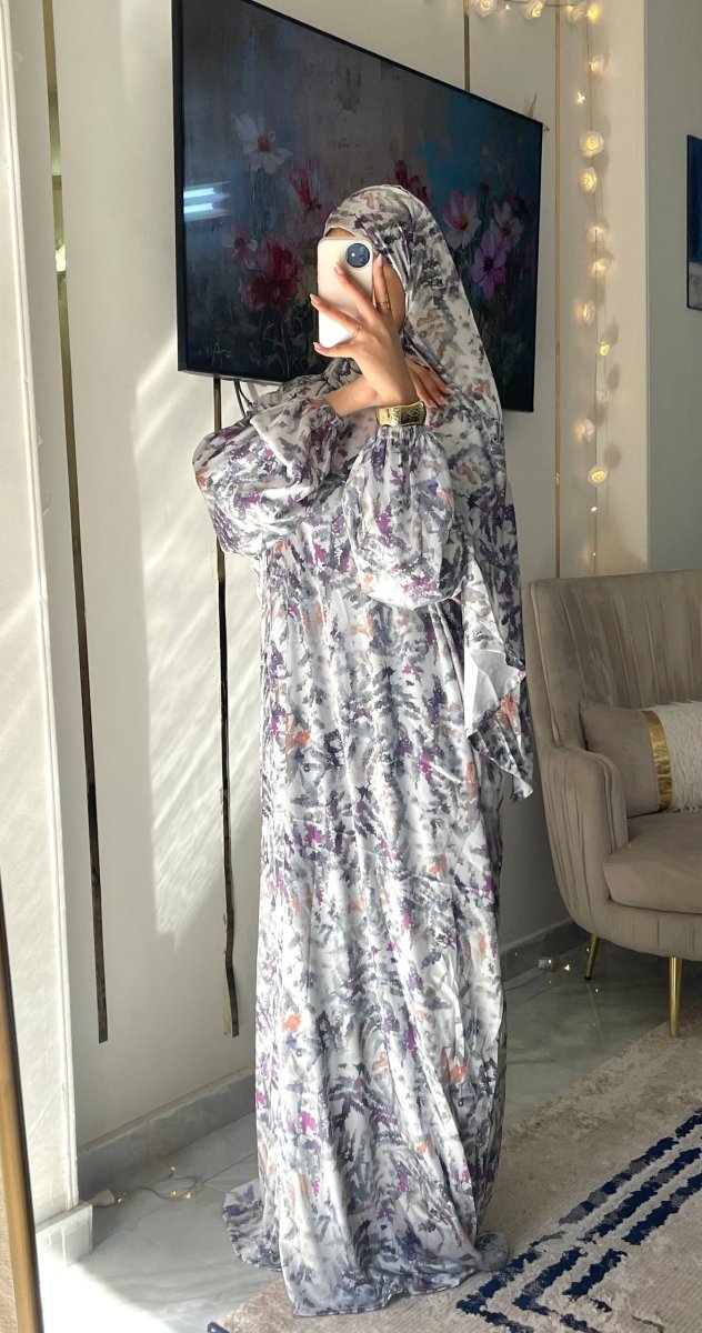 إسدال صلاة ستان بخامة ستان أرماني فاخرة - Eshtree