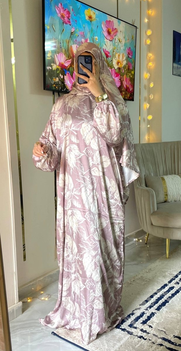 إسدال صلاة ستان بخامة ستان أرماني فاخرة - Eshtree