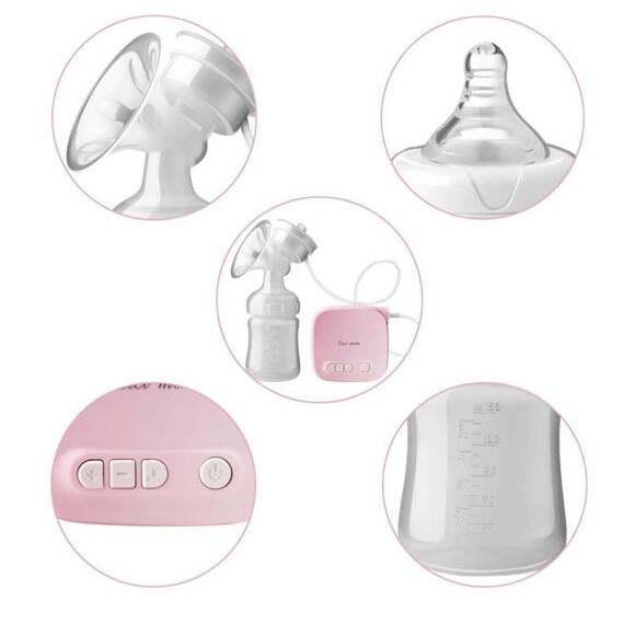 Automatic Milk Pumps Kit Electric Breast Natural Suction Enlarger Feeding Bottle USB Breast Milksucker BM - Eshtree