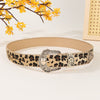 Fashion Women Rhinestone Buckle Wide Belt