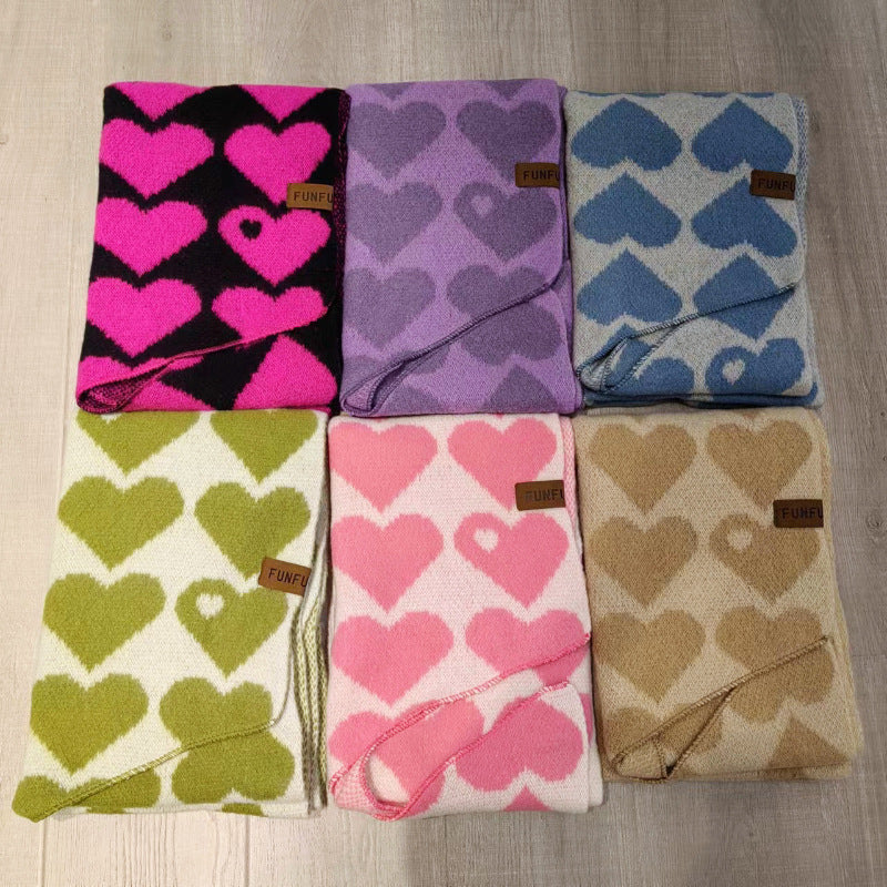 European And American High Sense Thicken And Lengthen Thermal Knitting All-match Shawl Scarf