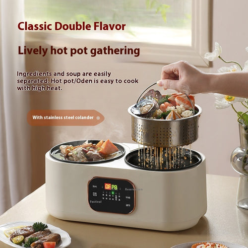 Home Smart Touch Screen Multi-function Bilateral Rice Cooker
