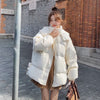 Women's Autumn And Winter Loose And Warm Cotton-padded Jacket