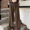 Loose, Casual, Stylish, Slimming Straight-leg Wide-leg Trousers
