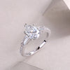 Moonlight - A Wedding Ring Set With Top-quality Moissanite S925 Silver And Platinum-plated Diamond Can Be Inspected With A Diamond Pen