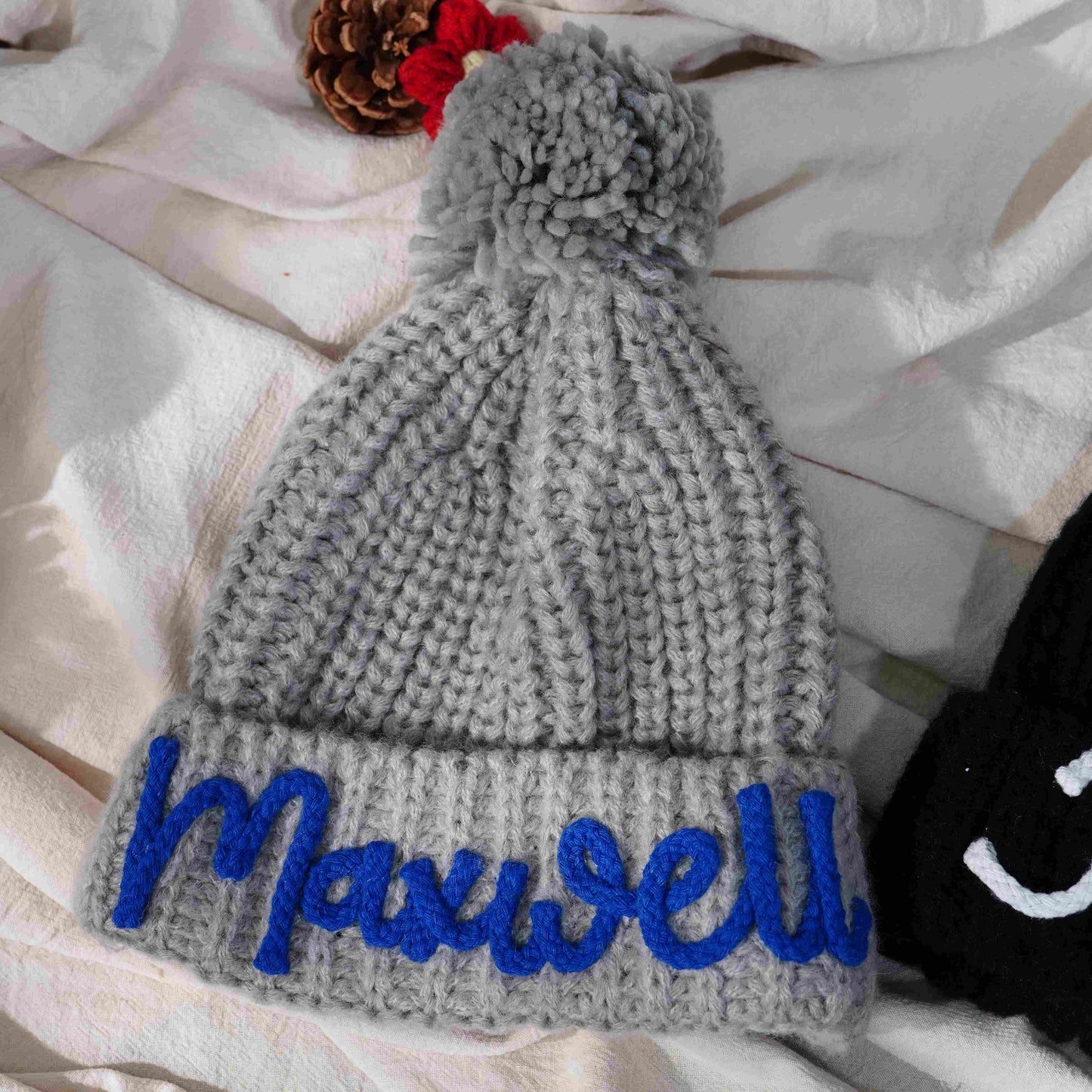 Personalized Customization DIY Name Handmade Crochet Three-dimensional Letter Children's Hat