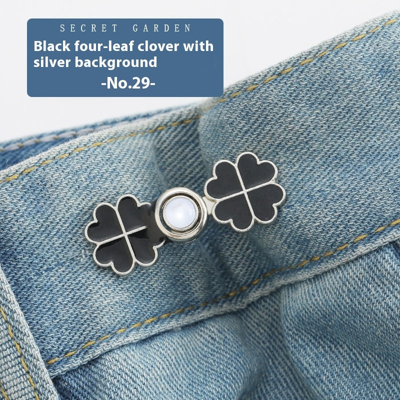 Waist Button Metal Buckle Nail-free Snap Fastener