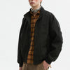 Stand Collar Jacket Men Autumn Pilot Silhouette Short Coat