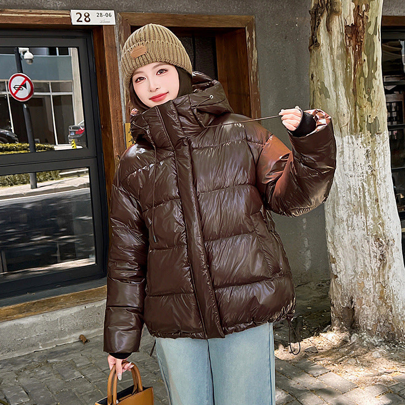 Men's And Women's Short Hood Cotton-padded Jacket
