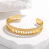 Exaggerated High-grade Non-fading Adjustable Stainless Steel Bracelet For Women