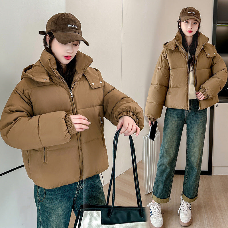 Winter Hooded Slim-fitting Cotton-padded Jacket Fashionable Stylish
