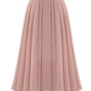 Solid Color High Waist Skirt For Women