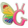 Letter Luminous Butterfly Shoe Ornament Shoe Buckle