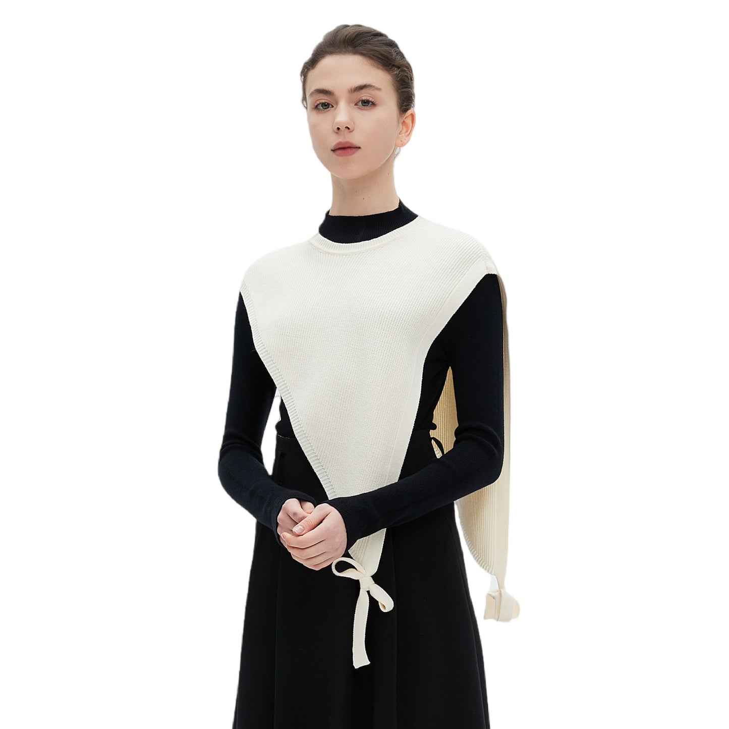 Thin Outer Match Shirt Short Sleeve Triangle Knitted Shawl