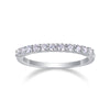 Galaxy Trajectory - A Wedding Ring Set With Top-quality Moissanite S925 Silver And Platinum-plated Diamond Can Be Inspected With A Diamond Pen
