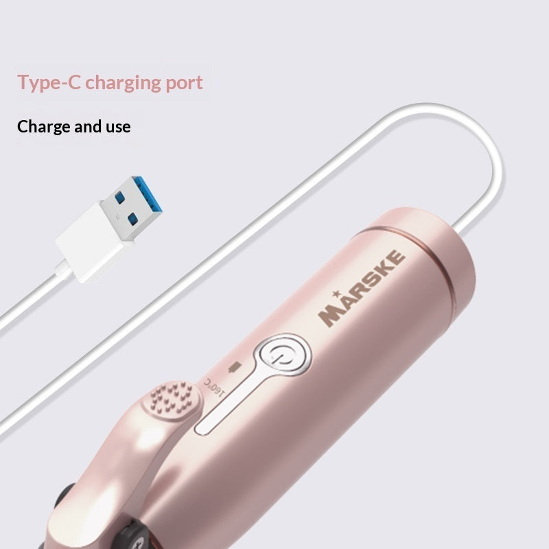 Portable Mini USB Travel Dormitory Straight And Curl Dual-use Hair Straightener