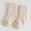 Warm Breathable Coral Fleece Children's Socks Candy Color Home Boy Girls Mid-calf Length Room Socks
