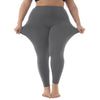 Nine Points High Elastic Solid Color Spring And Autumn Leggings Plus Size